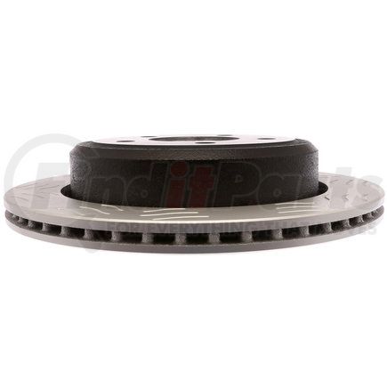 18A1214SD by ACDELCO - Disc Brake Rotor - 5 Lug Holes, Cast Iron Slotted, Turned, Vented, Rear