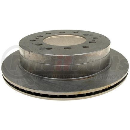 18A1227A by ACDELCO - Disc Brake Rotor - 6 Lug Holes, Cast Iron, Non-Coated, Plain, Vented, Rear