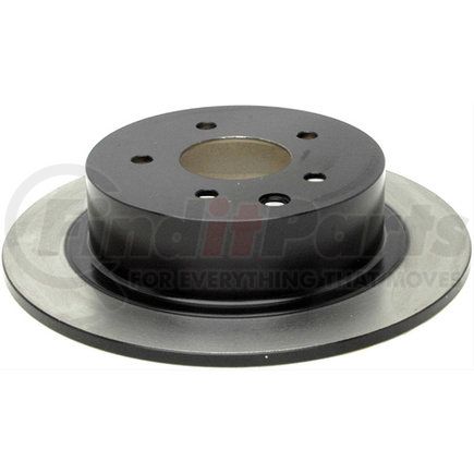 18A1321 by ACDELCO - Disc Brake Rotor - 5 Lug Holes, Cast Iron, Plain, Solid, Turned Ground, Rear