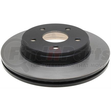 18A1324 by ACDELCO - Disc Brake Rotor - 5 Lug Holes, Cast Iron, Plain, Turned Ground, Vented, Front