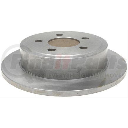 18A1336A by ACDELCO - Disc Brake Rotor - 5 Lug Holes, Cast Iron, Non-Coated, Plain Solid, Rear