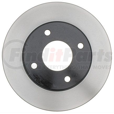 18A1361AC by ACDELCO - Disc Brake Rotor - 4 Lug Holes, Cast Iron, Coated, Plain Vented, Front