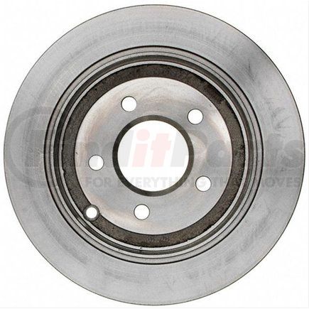 18A1423 by ACDELCO - Disc Brake Rotor - 5 Lug Holes, Cast Iron, Plain, Solid, Turned Ground, Rear