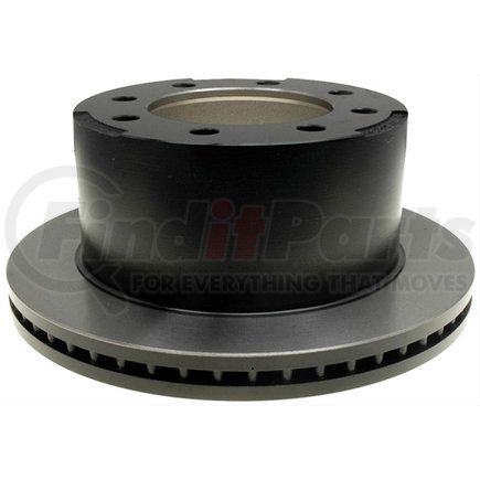 18A1417 by ACDELCO - Disc Brake Rotor - 8 Lug Holes, Cast Iron, Plain, Turned Ground, Vented, Rear