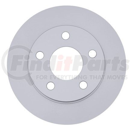 18A1478AC by ACDELCO - Disc Brake Rotor - 5 Lug Holes, Cast Iron, Coated, Plain Solid, Rear