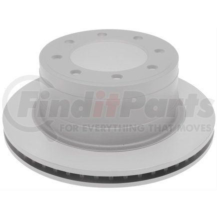 18A1592AC by ACDELCO - Disc Brake Rotor - 8 Lug Holes, Coated, Drum-in-Hat, Plain, Vented, Rear