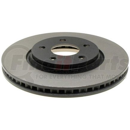 18A1659 by ACDELCO - Disc Brake Rotor - 5 Lug Holes, Cast Iron, Plain, Turned Ground, Vented, Front