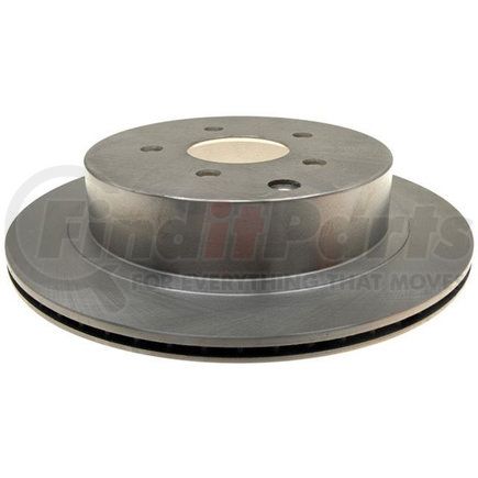 18A1665A by ACDELCO - Disc Brake Rotor - 5 Lug Holes, Cast Iron, Non-Coated, Plain, Vented, Rear