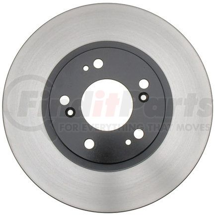 18A1666AC by ACDELCO - Disc Brake Rotor - 5 Lug Holes, Cast Iron, Coated, Plain Vented, Front