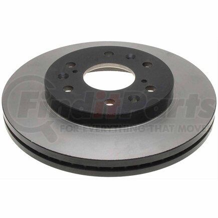 18A1705 by ACDELCO - Disc Brake Rotor - 6 Lug Holes, Cast Iron, Plain Turned, Vented, Front