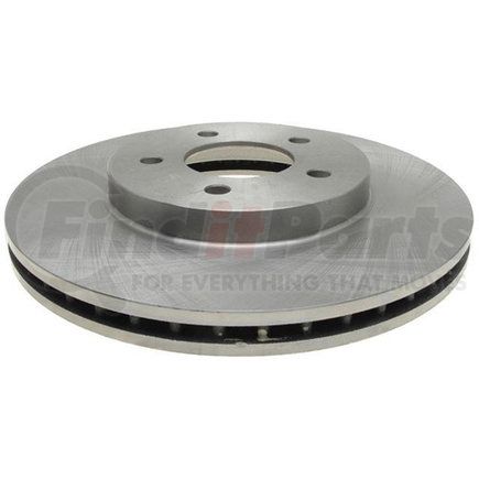 18A1707A by ACDELCO - Disc Brake Rotor - 5 Lug Holes, Cast Iron, Non-Coated, Plain, Vented, Front