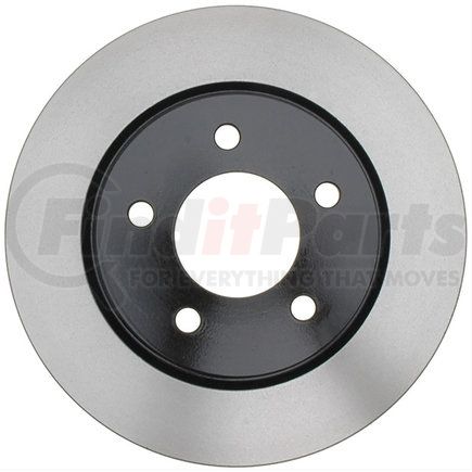 18A1804A by ACDELCO - Disc Brake Rotor - 5 Lug Holes, Cast Iron, Non-Coated, Plain Solid, Rear