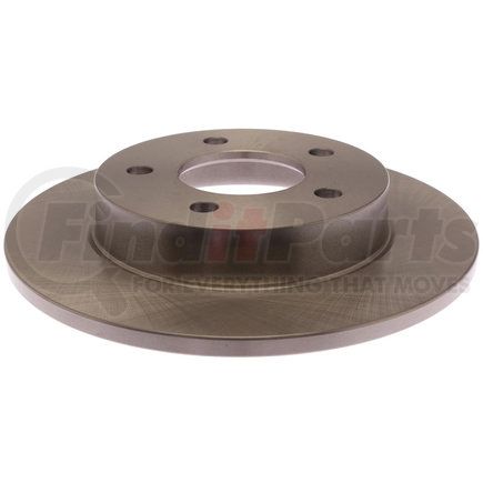 18A1803A by ACDELCO - Disc Brake Rotor - 5 Lug Holes, Cast Iron, Non-Coated, Plain Solid, Rear