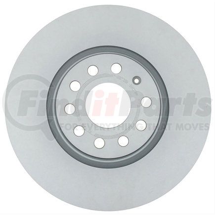 18A1827A by ACDELCO - Disc Brake Rotor - 9 Lug Holes, Cast Iron, Non-Coated, Plain, Vented, Front