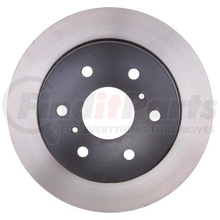 18A2332 by ACDELCO - Disc Brake Rotor - 6 Lug Holes, Cast Iron, Plain Turned, Vented, Rear
