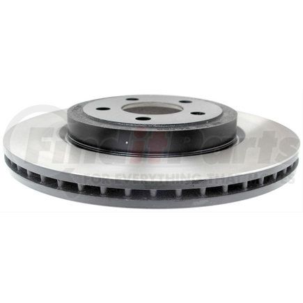 18A2343 by ACDELCO - Disc Brake Rotor - 5 Lug Holes, Cast Iron, Painted, Plain Vented, Front