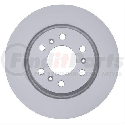 18A2349AC by ACDELCO - Disc Brake Rotor - 6 Lug Holes, Cast Iron, Coated, Plain Vented, Front