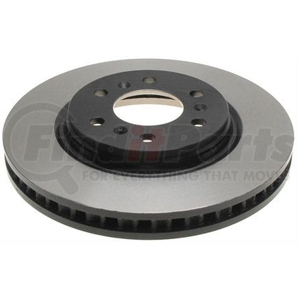 18A2349 by ACDELCO - Disc Brake Rotor - 6 Lug Holes, Cast Iron, Plain, Turned Ground, Vented, Front