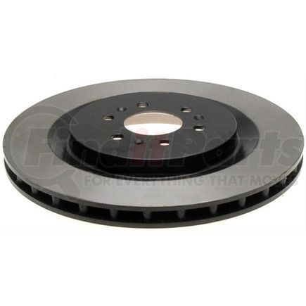 18A2427 by ACDELCO - Disc Brake Rotor - 6 Lug Holes, Cast Iron, Plain Turned, Vented, Rear