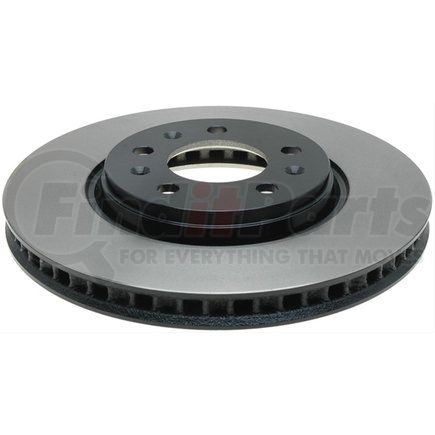 18A2432 by ACDELCO - Disc Brake Rotor - 5 Lug Holes, Cast Iron, Plain, Turned Ground, Vented, Front