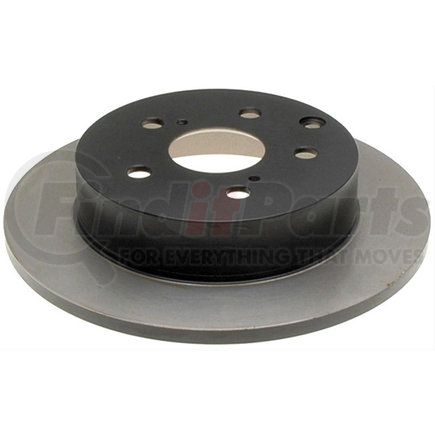 18A2451 by ACDELCO - Disc Brake Rotor - 5 Lug Holes, Cast Iron, Plain, Solid, Turned Ground, Rear