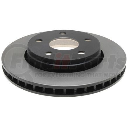 18A2464 by ACDELCO - Disc Brake Rotor - 5 Lug Holes, Cast Iron, Plain, Turned Ground, Vented, Front