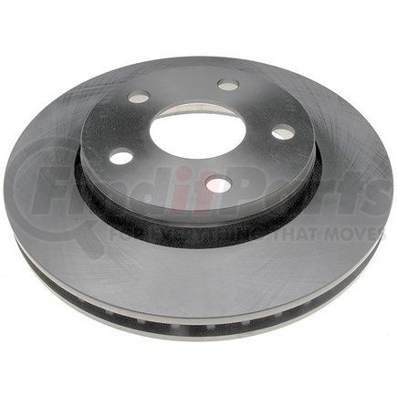 18A2464A by ACDELCO - Disc Brake Rotor - 5 Lug Holes, Cast Iron, Non-Coated, Plain, Vented, Front