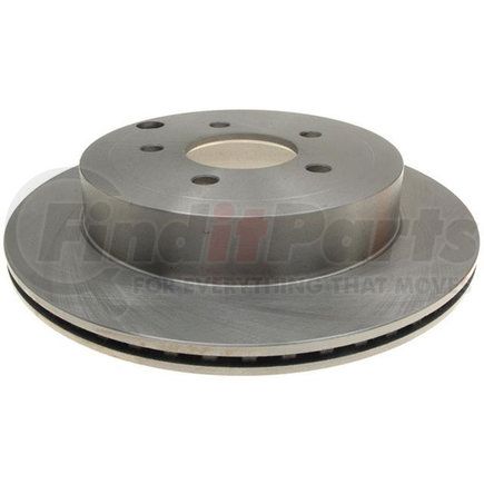 18A2474A by ACDELCO - Disc Brake Rotor - 5 Lug Holes, Cast Iron, Non-Coated, Plain, Vented, Rear