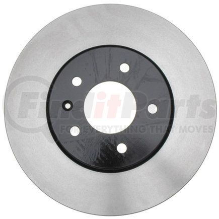 18A2475 by ACDELCO - Disc Brake Rotor - 5 Lug Holes, Cast Iron, Plain, Turned Ground, Vented, Front