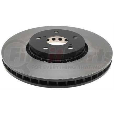 18A2494 by ACDELCO - Disc Brake Rotor - 5 Lug Holes, Cast Iron, Plain, Turned Ground, Vented, Front