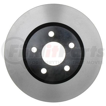 18A2498AC by ACDELCO - Disc Brake Rotor - 5 Lug Holes, Cast Iron, Coated, Plain Vented, Front