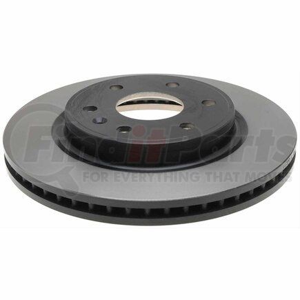 18A2497 by ACDELCO - Disc Brake Rotor - 6 Lug Holes, Cast Iron, Plain, Turned Ground, Vented, Front