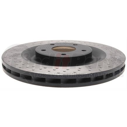 18A2535 by ACDELCO - Disc Brake Rotor - 5 Lug Holes, Cast Iron, Plain Turned, Vented, Front