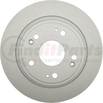 18A2546AC by ACDELCO - Disc Brake Rotor - 5 Lug Holes, Cast Iron, Coated, Plain Solid, Rear