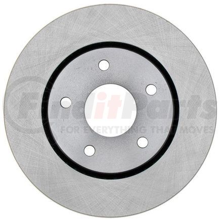 18A2606A by ACDELCO - Disc Brake Rotor - 5 Lug Holes, Cast Iron, Non-Coated, Plain, Vented, Front