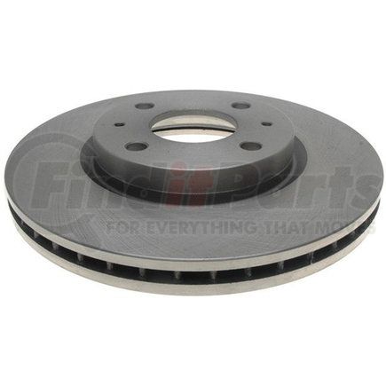 18A2608A by ACDELCO - Disc Brake Rotor - 4 Lug Holes, Cast Iron, Non-Coated, Plain, Vented, Front