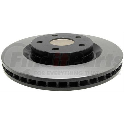 18A2660 by ACDELCO - Disc Brake Rotor - 5 Lug Holes, Cast Iron, Plain Turned, Vented, Front