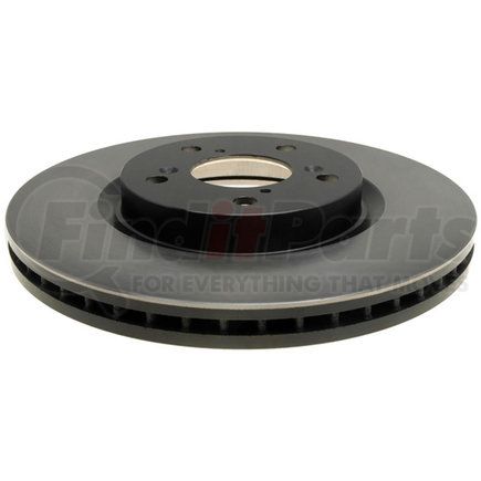 18A2687A by ACDELCO - Disc Brake Rotor - 5 Lug Holes, Cast Iron, Non-Coated, Plain Solid, Front