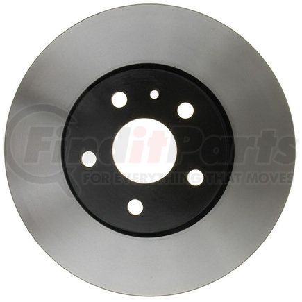 18A2719AC by ACDELCO - Disc Brake Rotor - 5 Lug Holes, Cast Iron, Coated, Plain Vented, Front