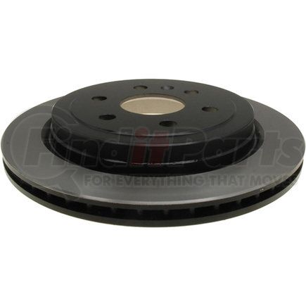 18A2725 by ACDELCO - Disc Brake Rotor - 6 Lug Holes, Cast Iron, Plain, Turned Ground, Vented, Rear