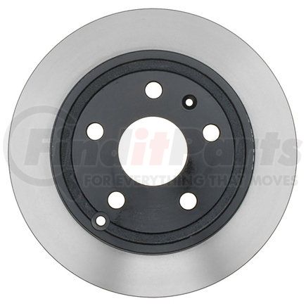 18A2727AC by ACDELCO - Disc Brake Rotor - 5 Lug Holes, Cast Iron, Coated, Plain Solid, Rear
