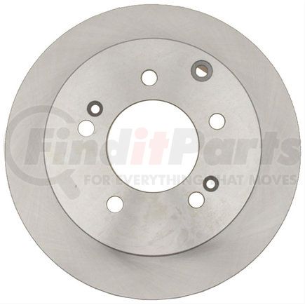 18A2746AC by ACDELCO - Disc Brake Rotor - 5 Lug Holes, Cast Iron, Coated, Plain Solid, Rear