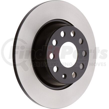 18A2784 by ACDELCO - Disc Brake Rotor - 5 Lug Holes, Cast Iron, Plain, Solid, Turned Ground, Rear