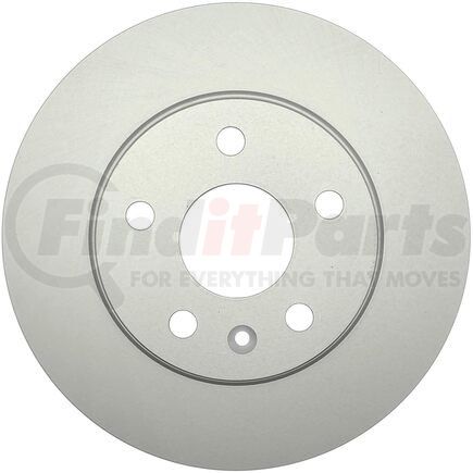 18A2802AC by ACDELCO - Disc Brake Rotor - 5 Lug Holes, Cast Iron, Coated, Plain Vented, Front