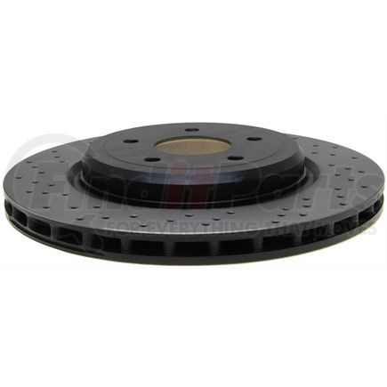 18A2807 by ACDELCO - Disc Brake Rotor - 5 Lug Holes, Cast Iron, Plain Turned, Vented, Rear