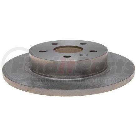 18A2821A by ACDELCO - Disc Brake Rotor - 5 Lug Holes, Cast Iron, Non-Coated, Plain Solid, Rear