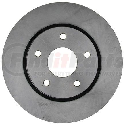 18A2835AC by ACDELCO - Disc Brake Rotor - 5 Lug Holes, Cast Iron, Coated, Plain Vented, Front