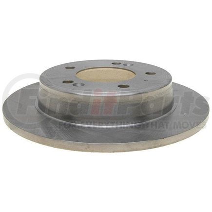 18A2853A by ACDELCO - Disc Brake Rotor - 5 Lug Holes, Cast Iron, Plain, Solid, Turned Ground, Rear