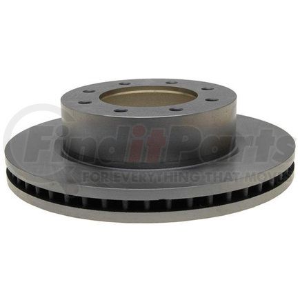 18A2933A by ACDELCO - Disc Brake Rotor - 8 Lug Holes, Cast Iron, Non-Coated, Plain, Vented, Front