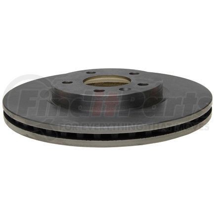 18A2955A by ACDELCO - Disc Brake Rotor - 6 Lug Holes, Cast Iron, Non-Coated, Plain, Vented, Front